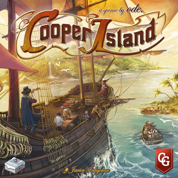 Cooper Island, Capstone Games/Frosted Games, 2019 — front cover (image provided by the publisher)