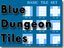RPG Item: Blue Dungeon Tiles - BASIC Set