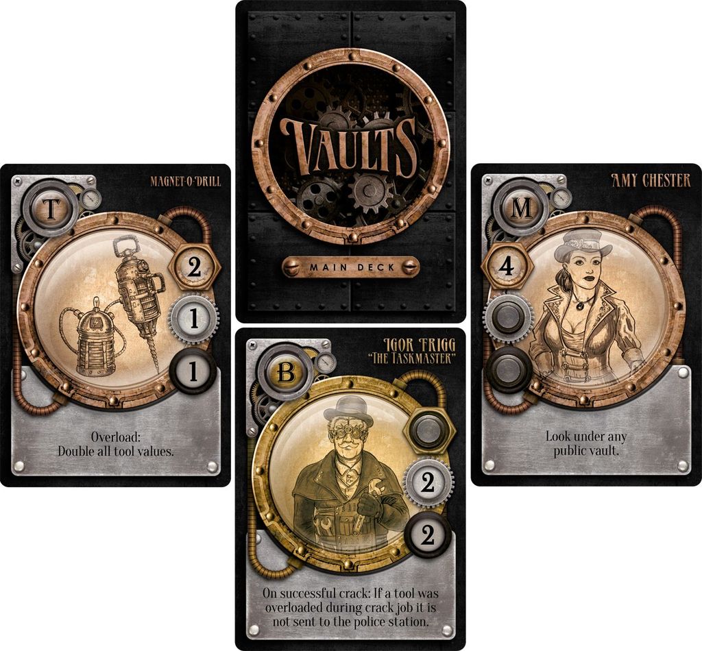 Illustration 1 de VAULTS - A D66 Dungeon Supplement and Card Set