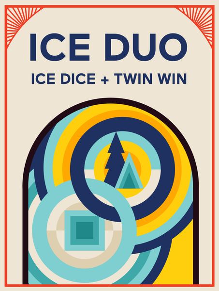 Ice Duo, Looney Labs, 2020 — front cover (image provided by the publisher)