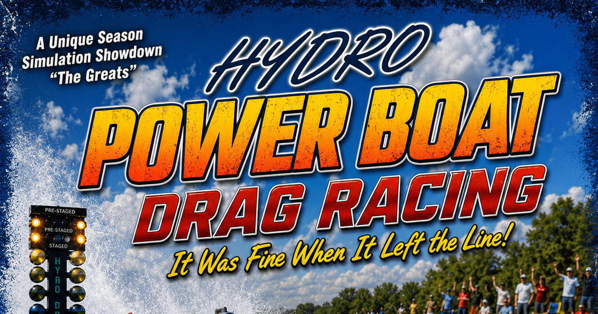 Hydro Power Boat Drag Racing | Board Game | BoardGameGeek