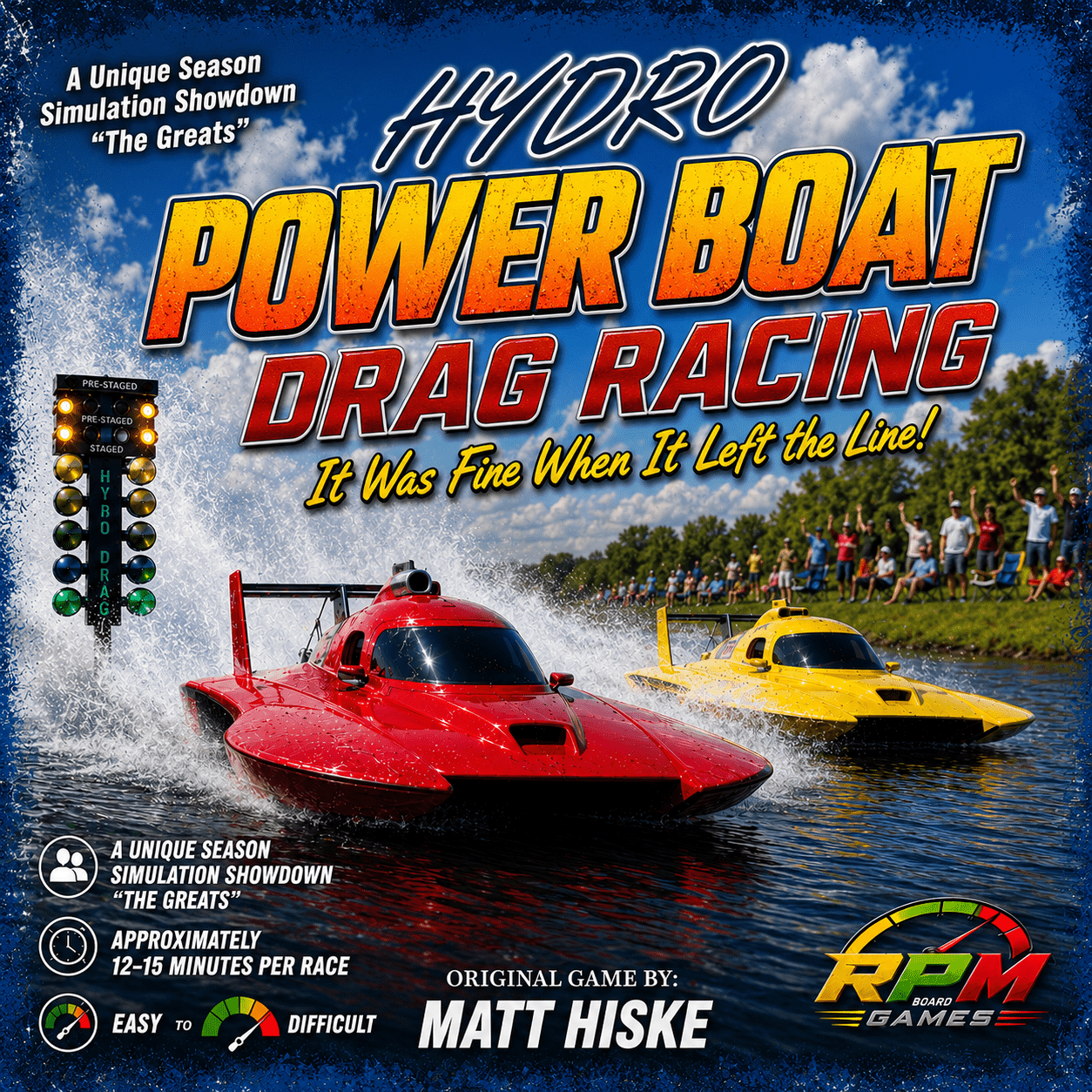 Cover art for Hydro Power Boat Drag Racing