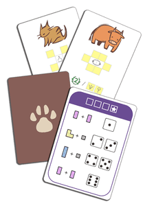 Dice Tiny Town Duel: Animal and Split Shape