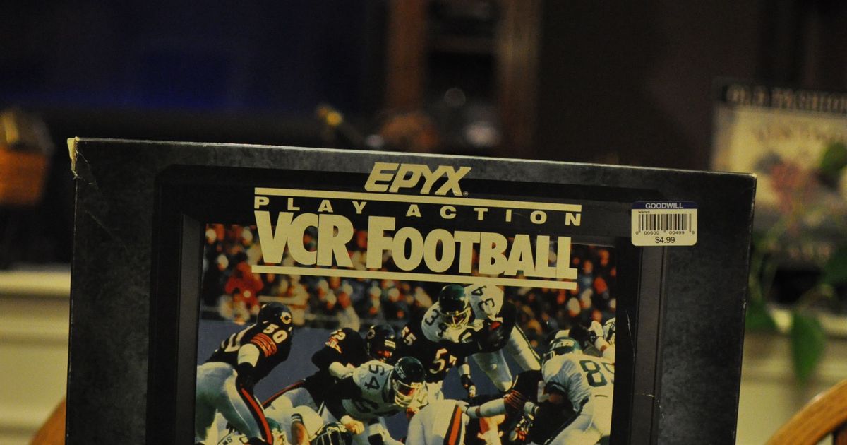 EPYX Play Action VCR Football Board Game BoardGameGeek