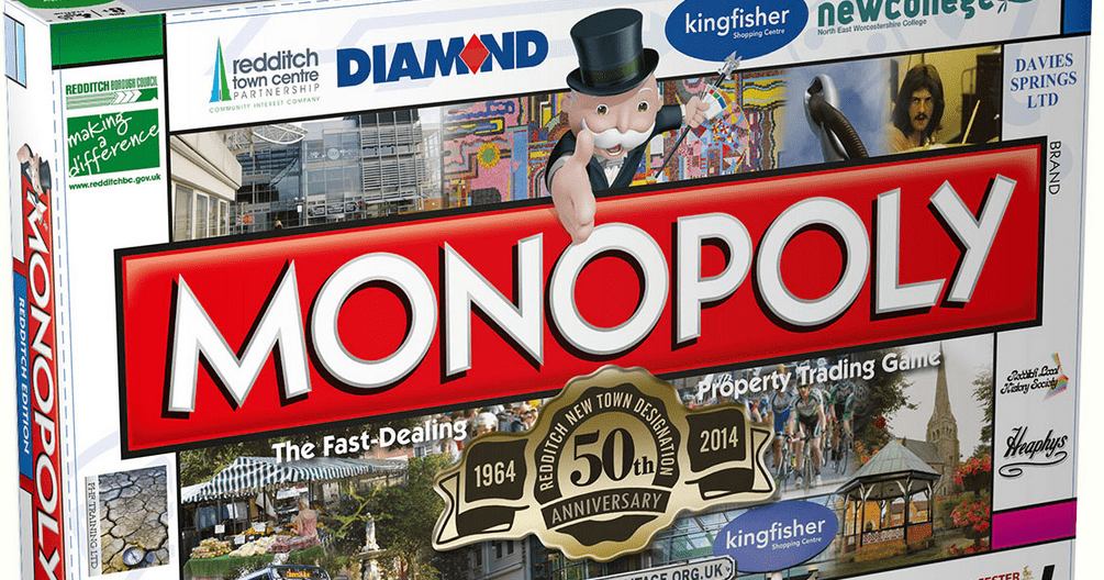 Monopoly Redditch edition Board Game BoardGameGeek