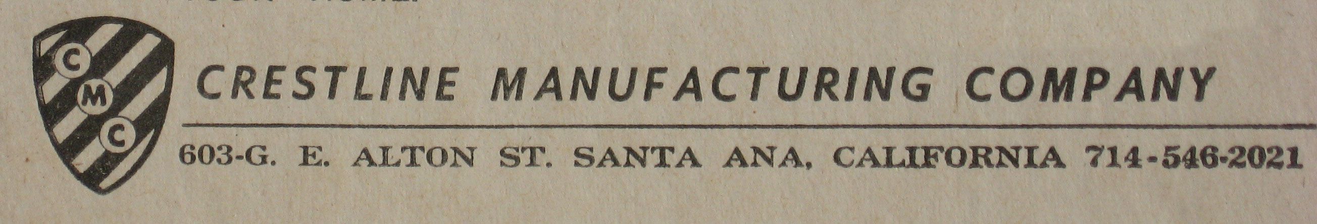 Crestline Manufacturing Company