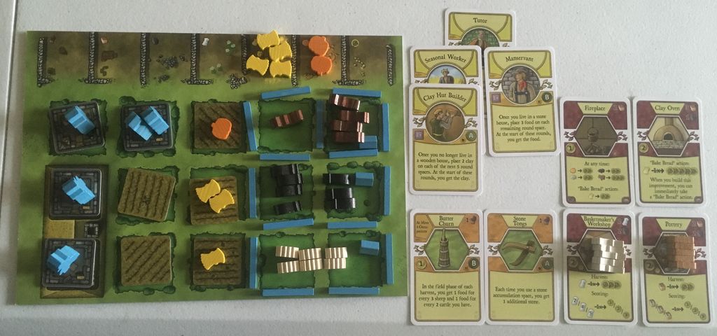 Agricola Solo Challeng 2 Boardgamegeek