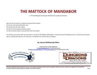 RPG Item: The Mattock of Mandabor