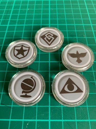 Arkham Horror: The Card Game | Generic Investigator Tokens for 26mm coin  capsules (role-based) | File | BoardGameGeek