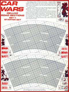 Car Wars Deluxe Road Sections Set 1: Starter Set
