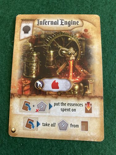 Rule clarification for Infernal Engine card | Res Arcana: Lux et Tenebrae