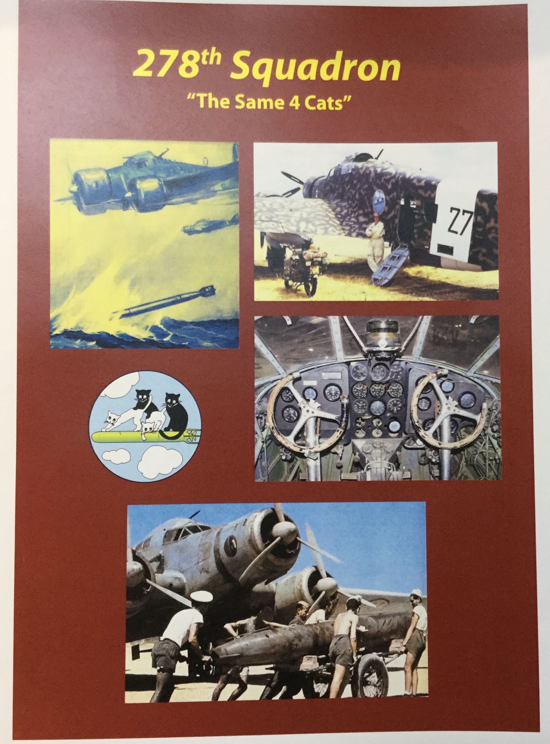278th Squadron "The Same 4 Cats": SM79 Damned Hunchback cover