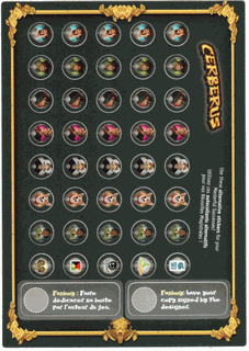 Cerberus: Promotional stickers