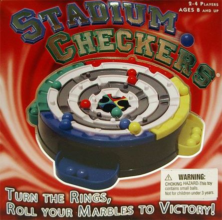 Color Choice Marble original part for 1952 Schaper Stadium Checkers Game 
