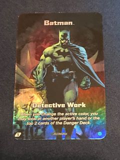 UNO Ultimate: Batman – Detective Work Super Rare Foil Chase Card