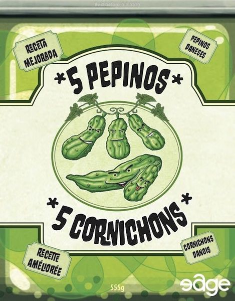 5 pepinos