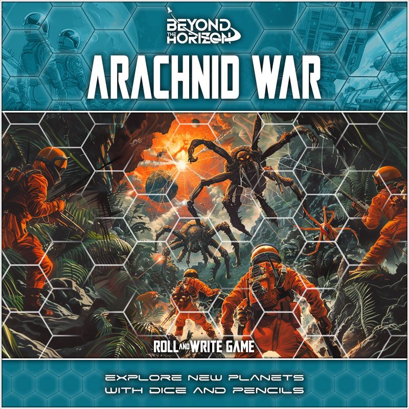 Beyond the Horizon: Arachnid War box art