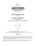 RPG Item: Adventurers League Dungeon Master's Guide (Plague of Ancients)