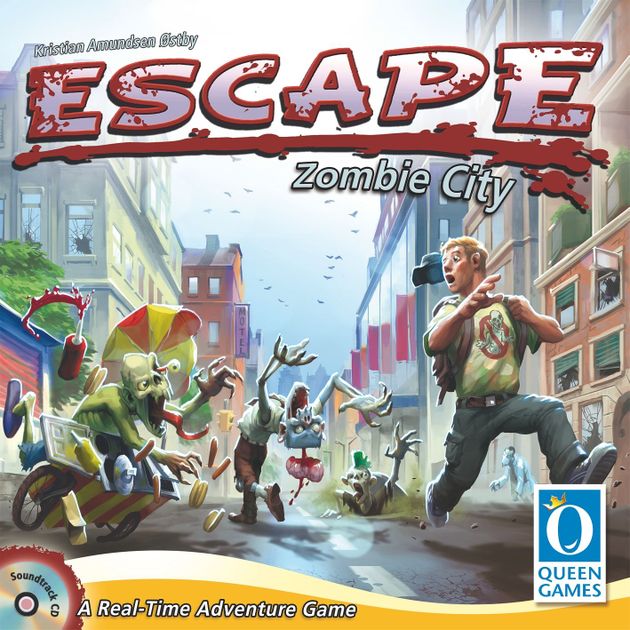Escape Zombie City Board Game Queen Games 15 Minute Adventure for sale online