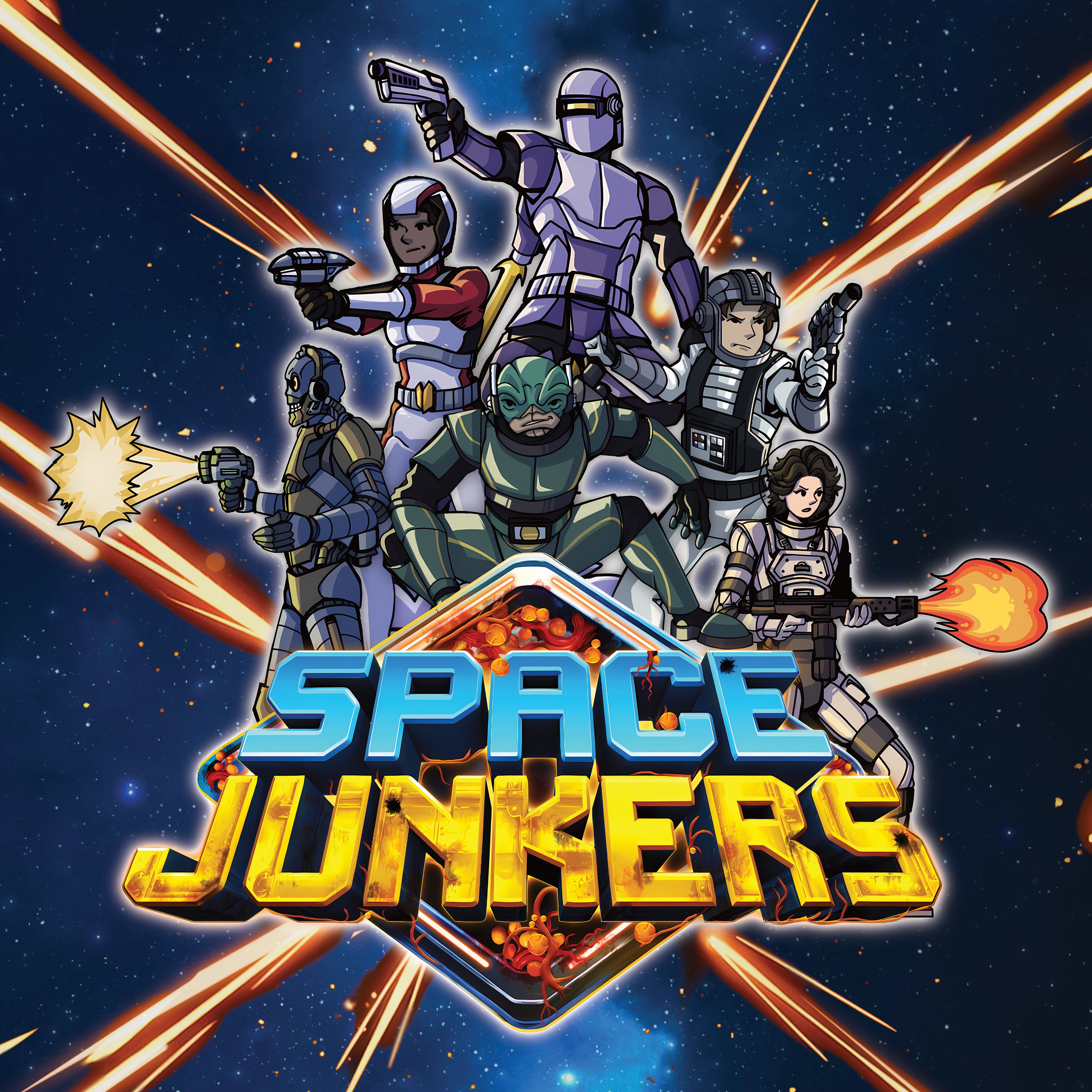 Cover art for Space Junkers