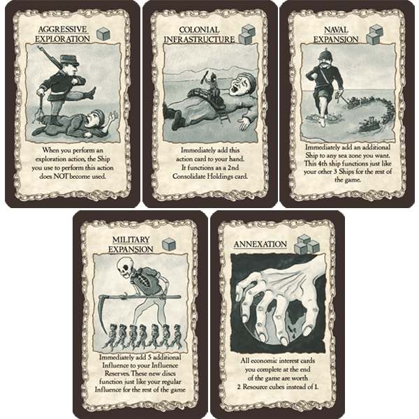Colonialism: Upgrade Cards
