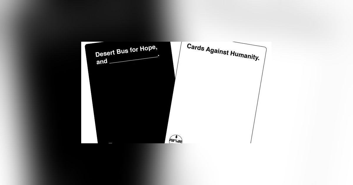 Cards Against Humanity: Cards For Hope! | Board Game | BoardGameGeek