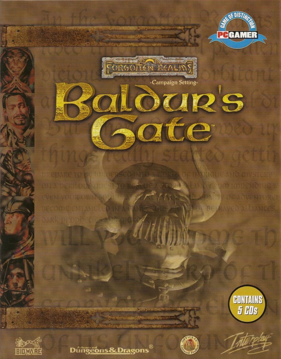 Baldur's Gate box art
