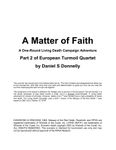 RPG Item: European Turmoil 2: A Matter of Faith