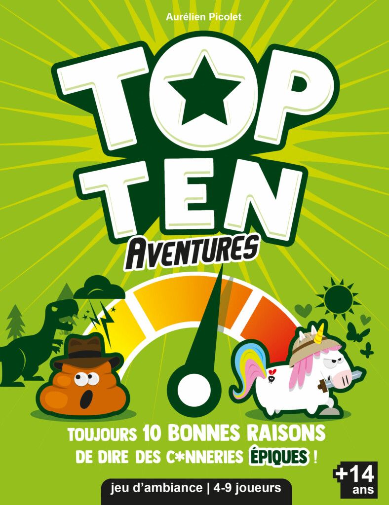 Boîte du jeu Top Ten Adventures