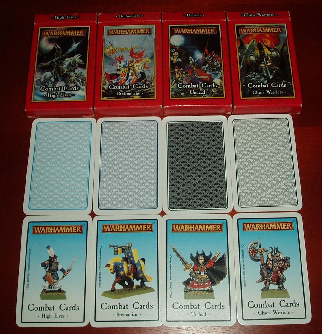 Warhammer Combat Cards; Undead