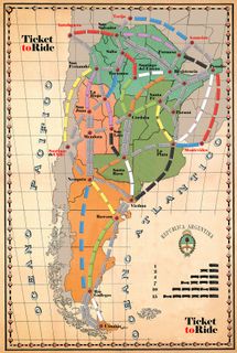 Argentina (fan expansion for Ticket to Ride)