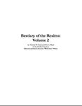RPG Item: Bestiary of the Realms: Volume 2