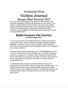 Second World War at Sea: Battle Cruisers into Carriers