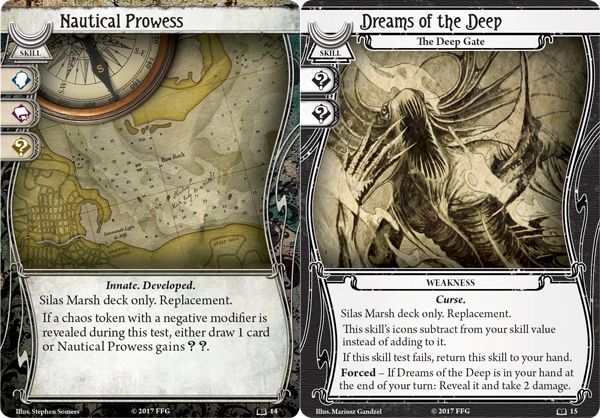 Arkham Horror: The Card Game  Silas Marsh Promo Cards | Image |  BoardGameGeek