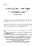 RPG Item: DYV6-06: Walpurgis: The Dark Night