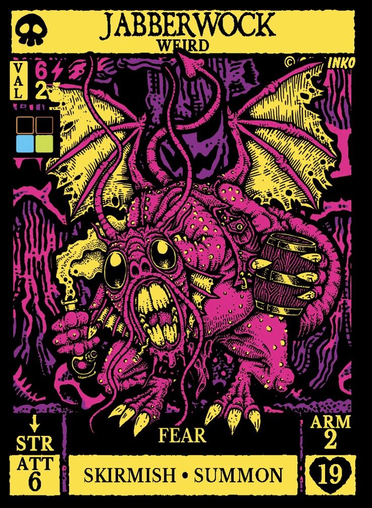 Dungeon Degenerates: Jabberwock promo card
