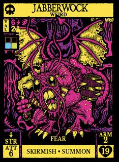 Dungeon Degenerates: Jabberwock promo card