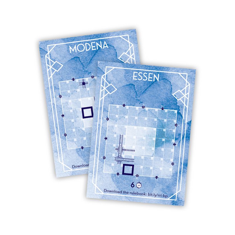 Railroad Ink: Essen 2022 Blueprint Promo Card