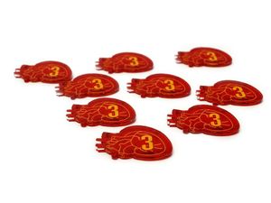 Eldritch Horror: e-Raptor Stamina Tokens Set 3 pt (15 pcs)
