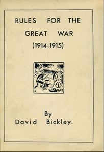 Rules for the Great War (1914-1915)