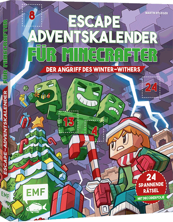 Escape-Adventskalender für Minecrafter: Der Angriff des Winter-Withers cover