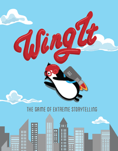 FLG FLYING LEAP GAMES Wing It: The Game of Extreme Storytelling - Card Game  for Adults or Family Game Night