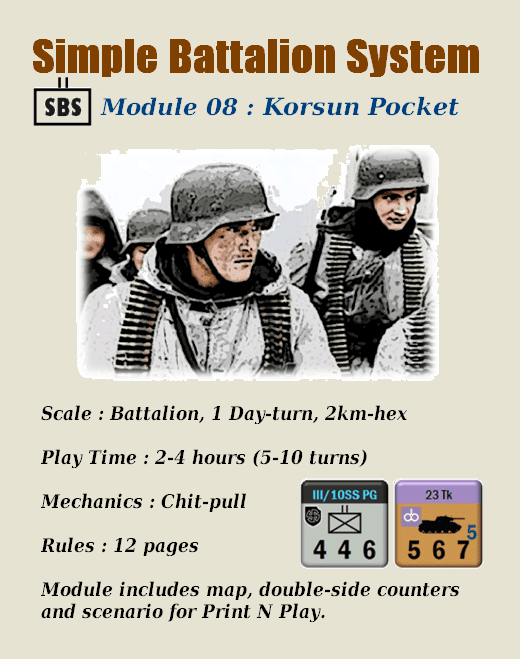 Cover art for Simple Battalion System: Module 08 – Korsun Pocket