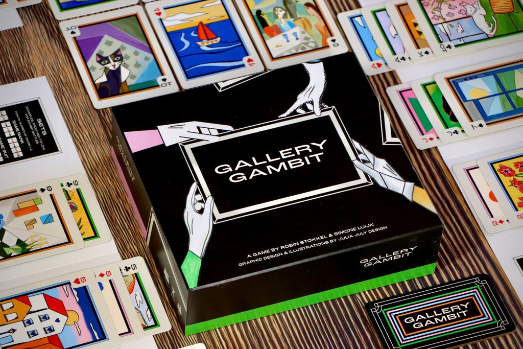 Illustration 6 de Gallery Gambit - Board Game & Designer Playing Cards