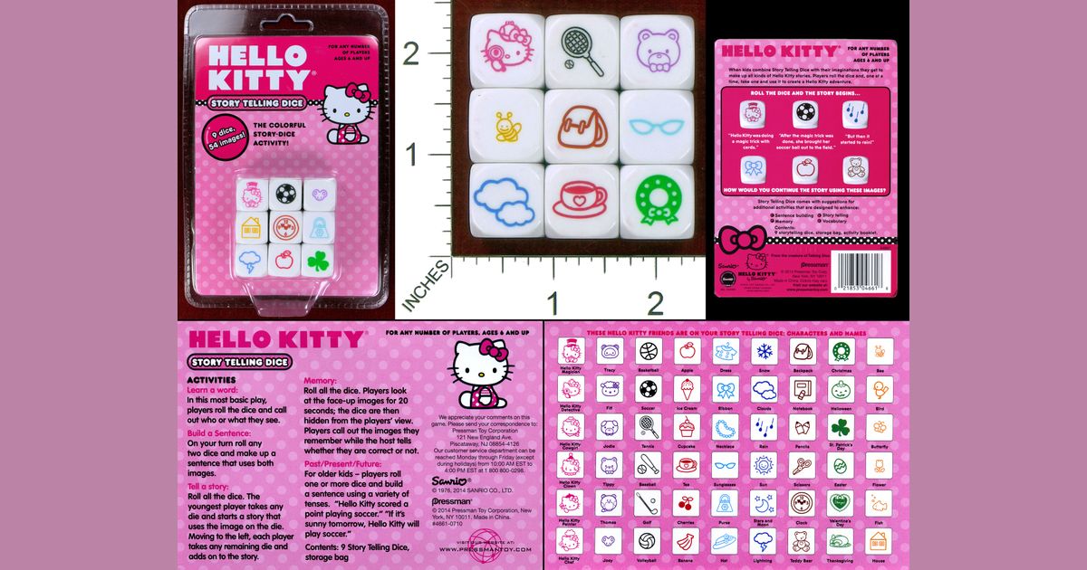 Hello Kitty Story Telling Dice Board Game BoardGameGeek