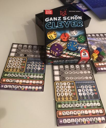 Game Overview: Ganz schön clever, or Roll the Rainbow, BoardGameGeek News