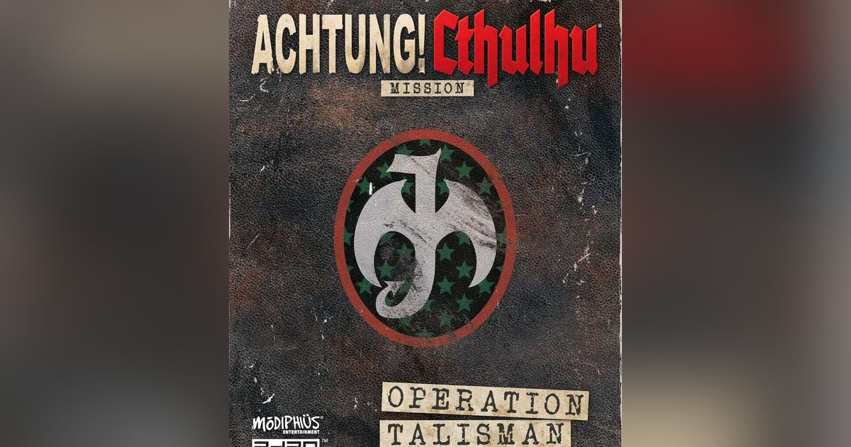 Achtung! Cthulhu Mission: Operation Talisman | RPG Item | RPGGeek