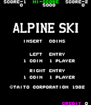 Video Game: Alpine Ski