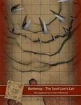 RPG Item: Battlemap: The Sand Lion's Lair