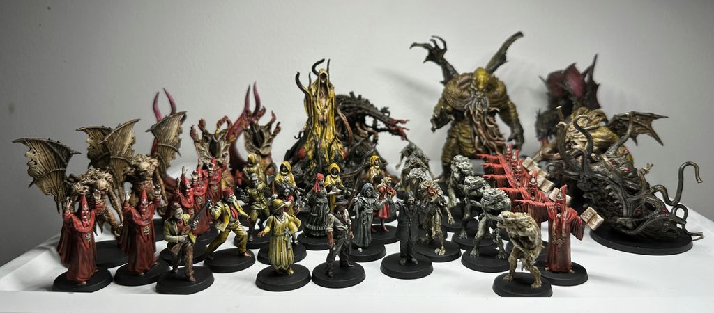 Core set painted — Photo by ninjafoodstuff on BoardGameGeek